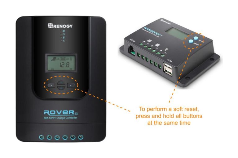 How To Reset Renogy Charge Controller Spheral Solar