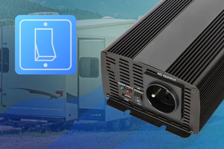 Concept of RV inverter's on or off practice