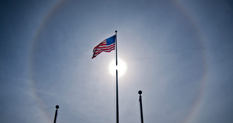 best solar flag spotlight
