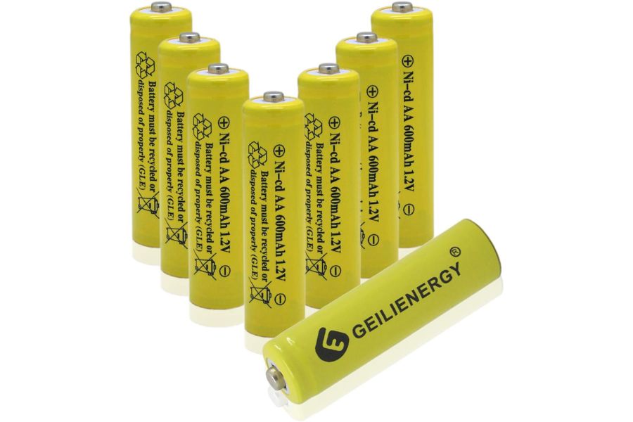 GEILIENERGY 600 mAh Rechargeable Batteries