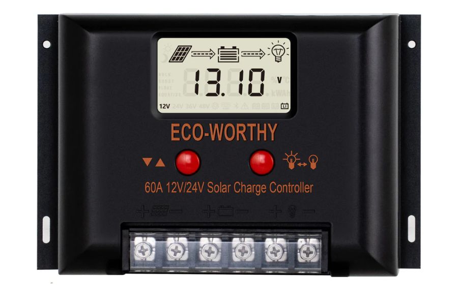 Eco-Worthy 60A PWM LCD Display Solar Charge Controller