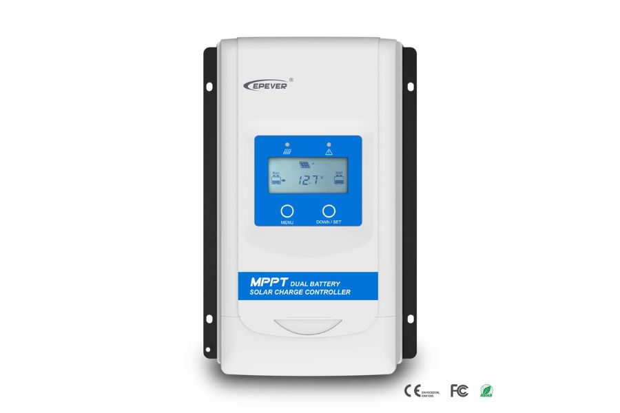 EPEVER DuoRacer Series(10~30A) Dual Battery MPPT Charge Controller