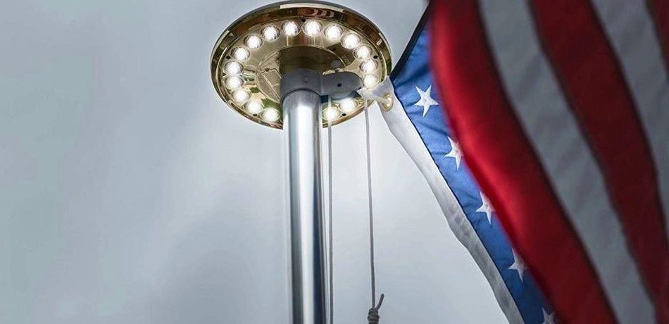Light a Flagpole