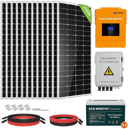 5 Best Solar Panel Kits With Battery And Inverter - Spheral Solar