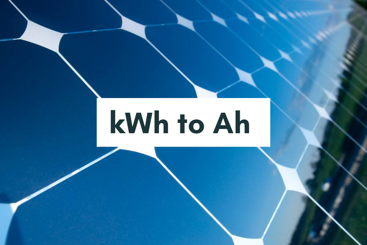 kwh to ah Conversion Calculator