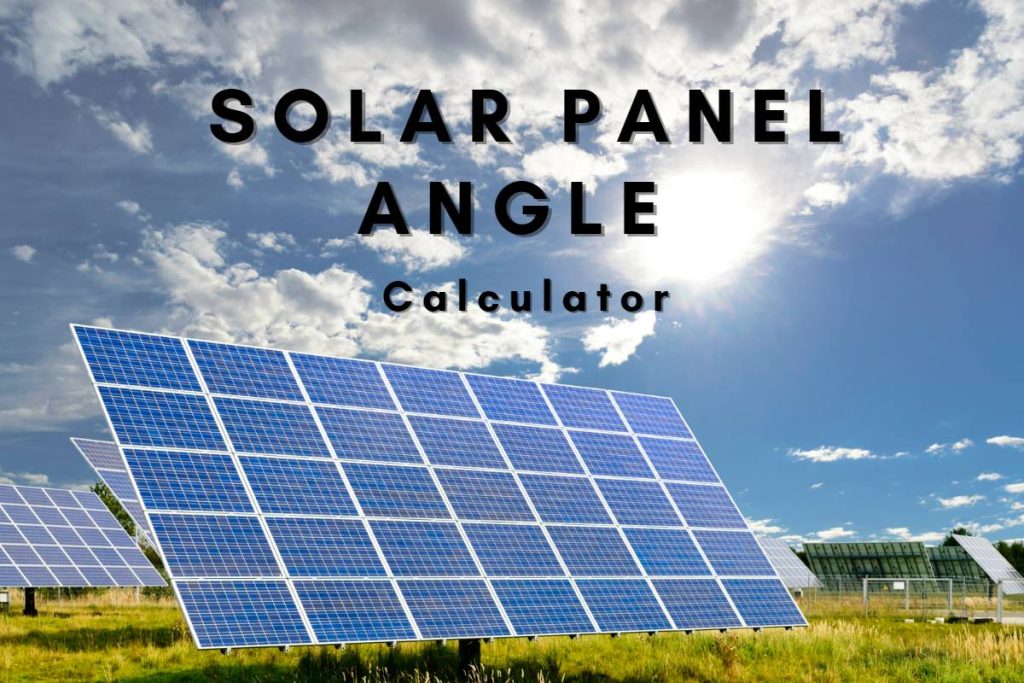 solar panel angle