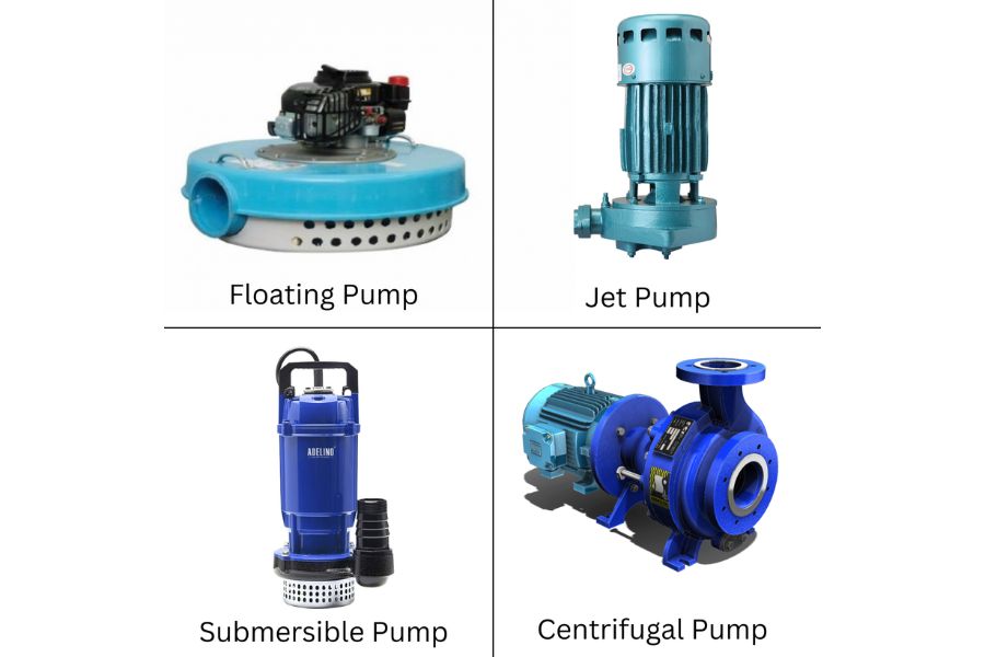 Different types of well pumps