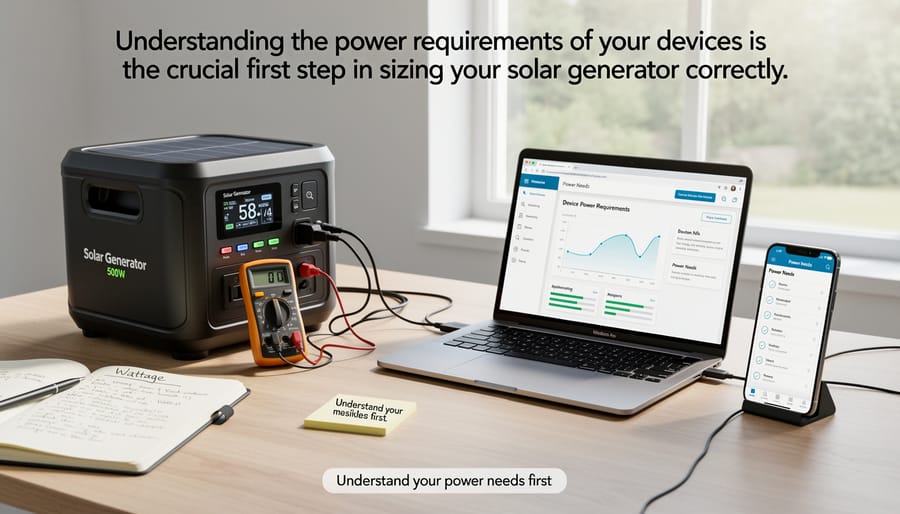 Various electronic device power adapters and chargers on wooden desk